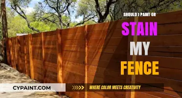 Paint or Stain: Choosing the Best Finish for Your Fence