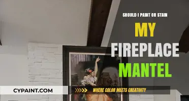 Paint vs. Stain: Choosing the Best Finish for Your Fireplace Mantel