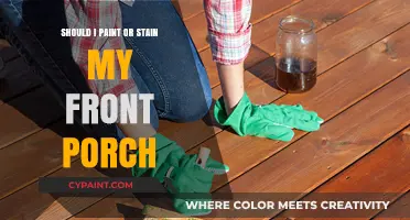 Paint or Stain: Choosing the Best Finish for Your Front Porch