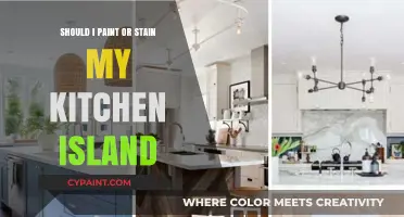 Paint or Stain: Transforming Your Kitchen Island for a Stunning Look