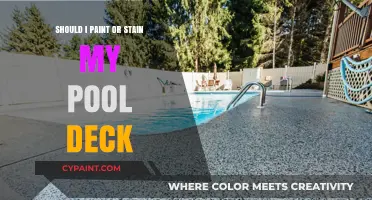 Paint or Stain: Choosing the Best Finish for Your Pool Deck