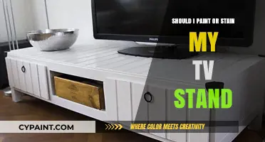 Paint or Stain: Transforming Your TV Stand for a Fresh Look