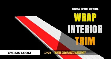 Paint vs. Vinyl Wrap: Which is Best for Interior Trim?