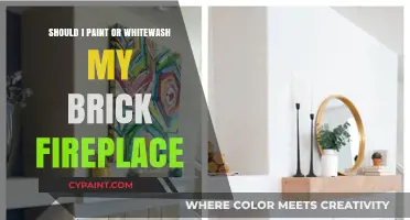 Paint or Whitewash: Transforming Your Brick Fireplace – Which is Best?