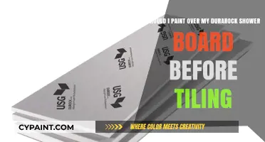 Prepping Your Durarock Shower Board for Tiling: Paint or Skip?