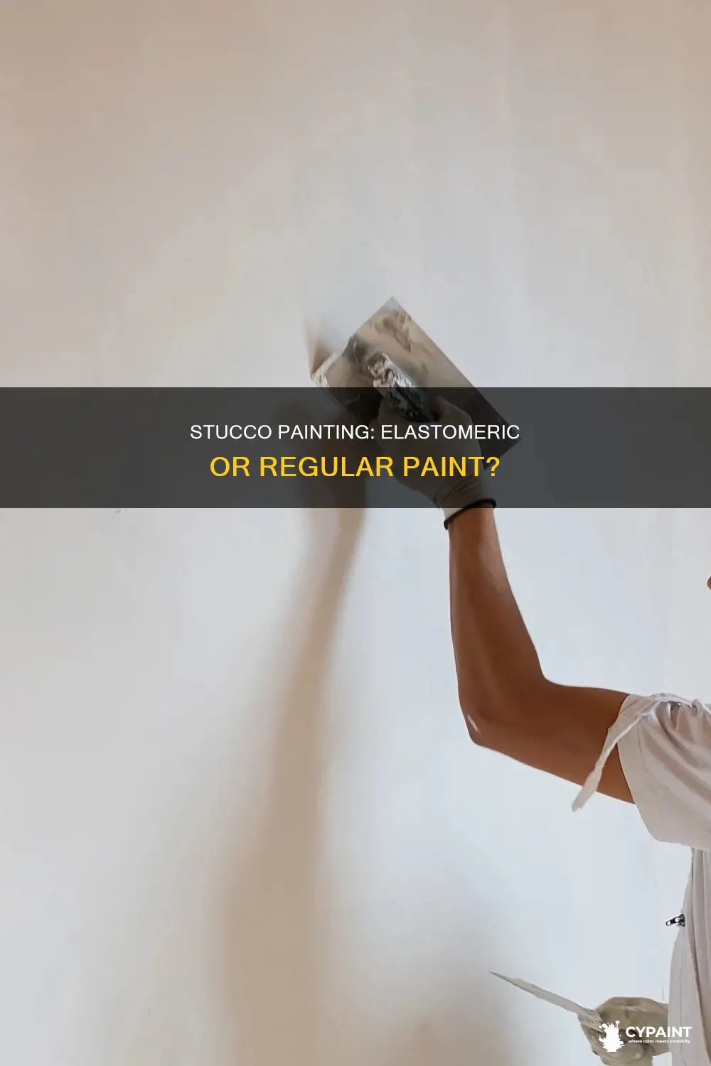 should i paint stucco with elastomeric or regular paint
