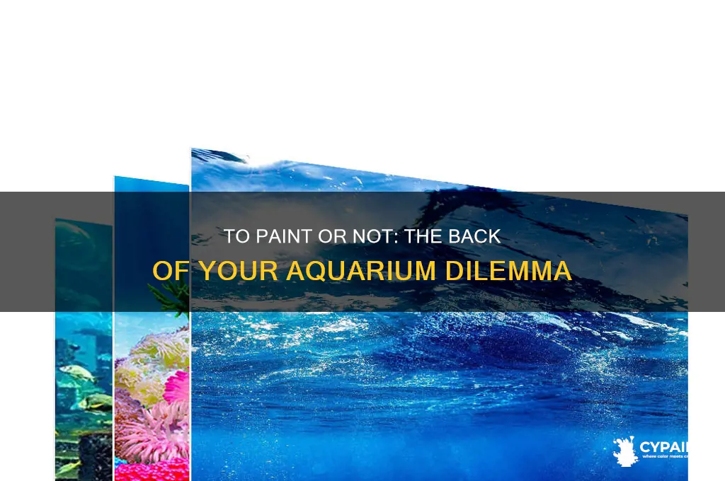 should i paint the back of my aquarium