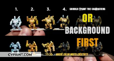 Paint Characters or Background First: A Step-by-Step Artistic Guide