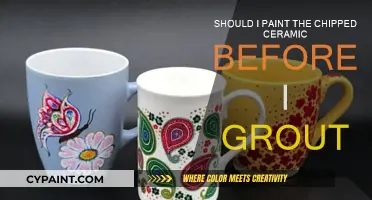 Ceramic Crafting: Paint Before Grouting?