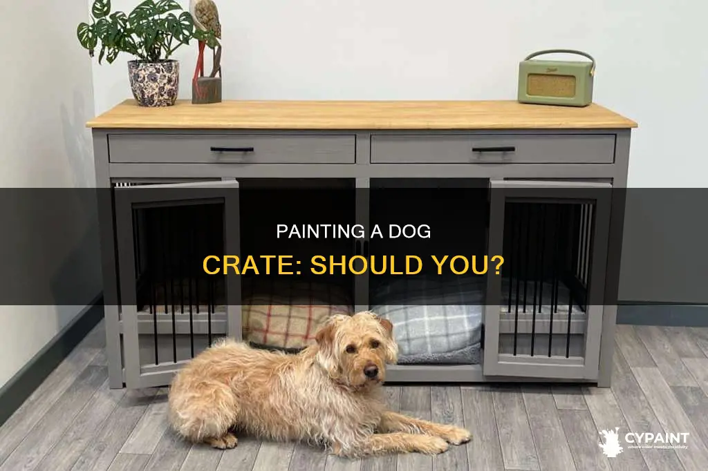 should i paint the inside of a dog crate