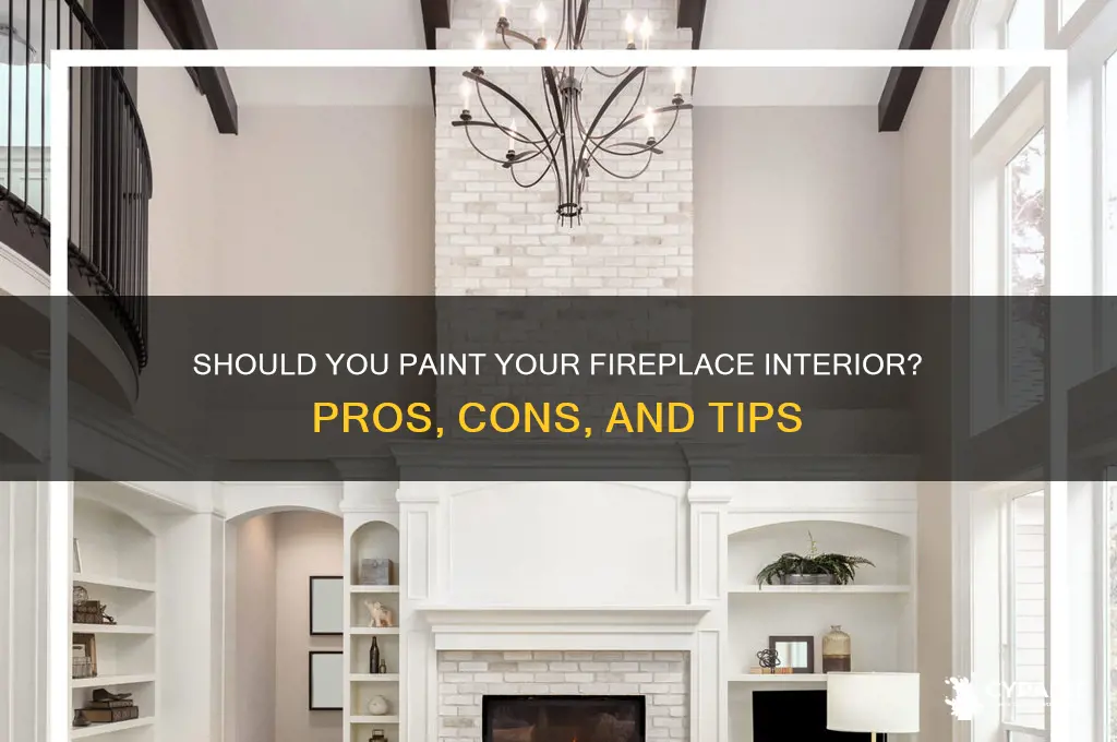 should i paint the inside of my fireplace