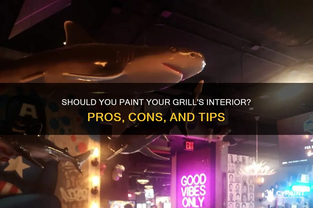 should i paint the inside of my grill