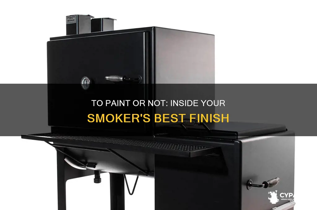 should i paint the inside of my smoker