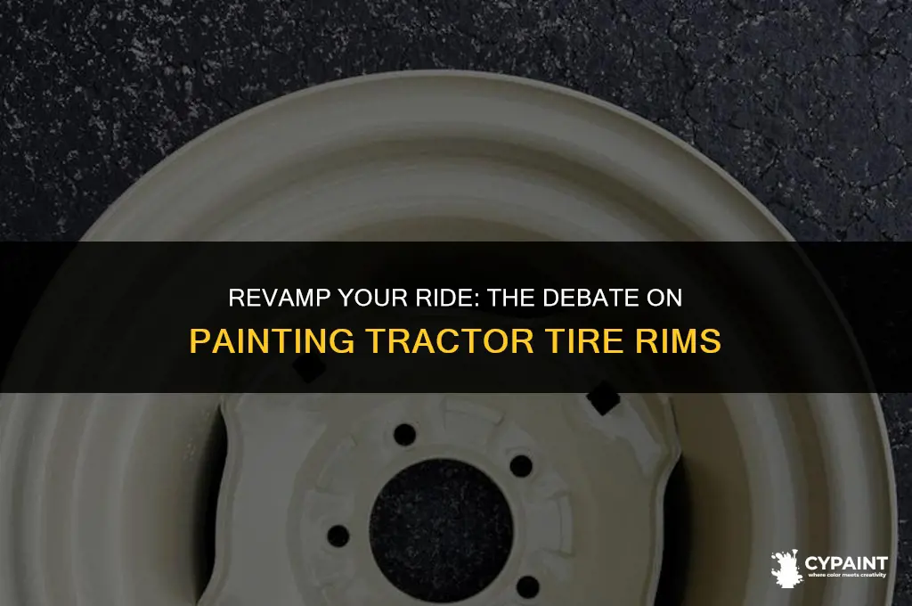 should i paint the inside of my tractor tire rims