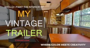 Vintage Trailer Makeover: Paint the Interior?