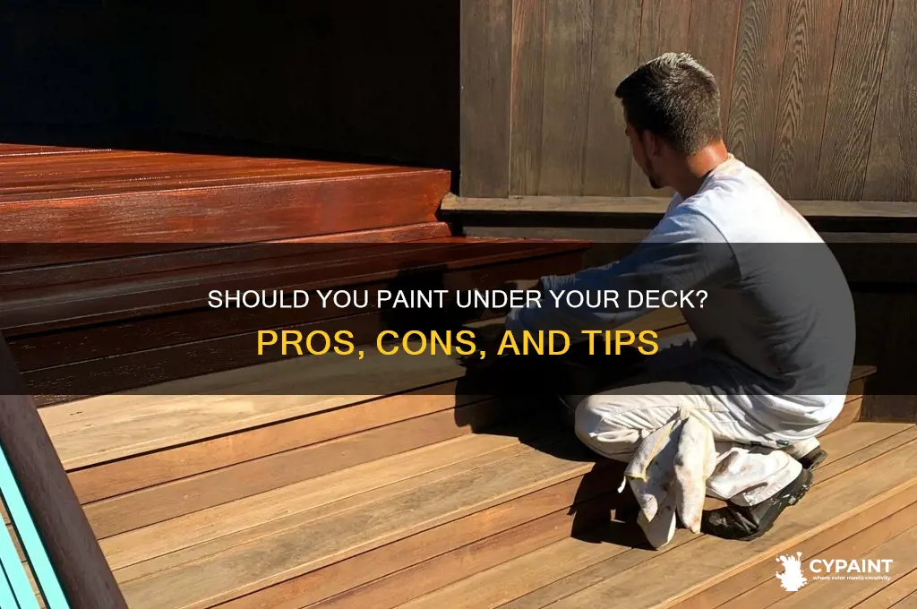 should i paint the underside of my deck