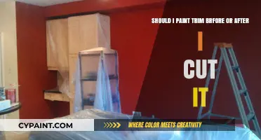 Precision in Painting: Trimming Before or After?