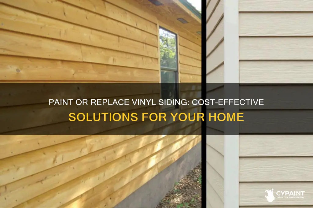 should i paint vinyl siding or replace it