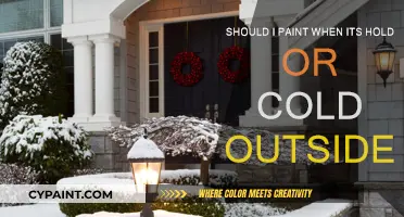 The Best Temperature for Painting: Cold or Hot?
