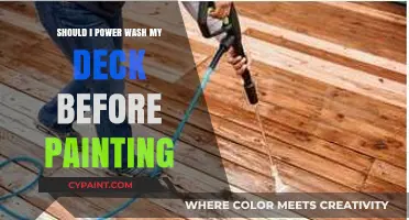 Prep Right: Power Wash Your Deck Before Painting?