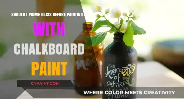Prepping Glass for Chalkboard Paint: Prime or Not?
