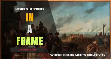 Framing Your Art: Enhancing or Distracting? A Painter's Dilemma