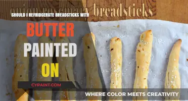 Butter-Painted Breadsticks: To Refrigerate or Not? Expert Tips