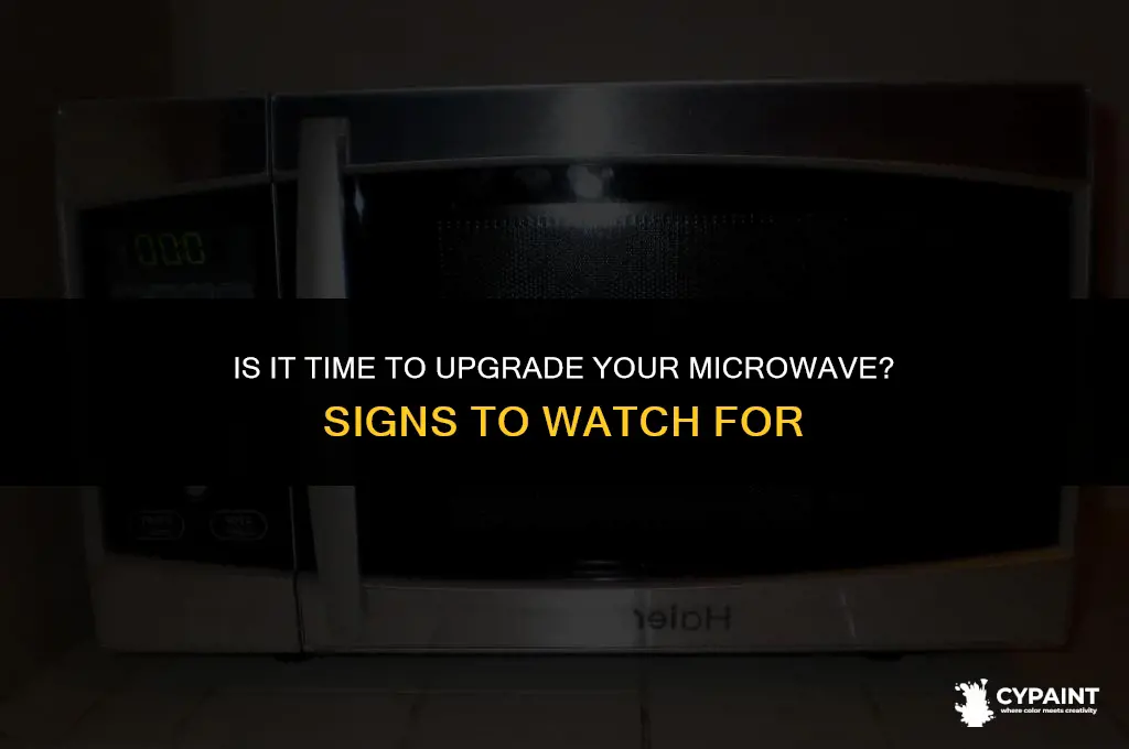 should i replace my microwave if the paint is peeling