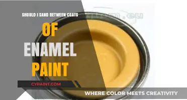 Sanding Between Enamel Paint Coats: Essential Step or Unnecessary Effort?