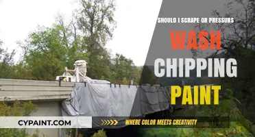 Scrape or Pressure Wash: Best Method for Removing Chipping Paint