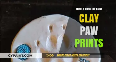 Sealing vs. Painting Clay Paw Prints: Which Option is Best?