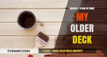 Stain or Paint: Revitalizing Your Older Deck – Which is Best?