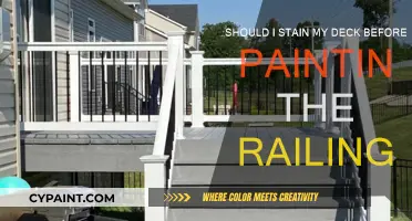 Staining Decks: Should You Do It Before Painting Railings?
