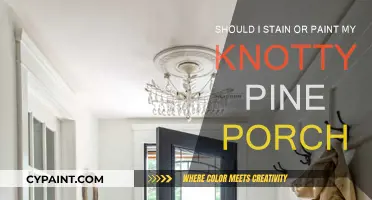 Staining or Painting Knotty Pine Porches: Pros and Cons