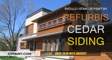 Staining or Painting Cedar Siding: Pros, Cons, and More