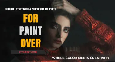 Should I Start with a Professional Photo for Paint Over?