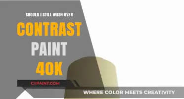 Should You Wash Over Contrast Paint in Warhammer 40k?