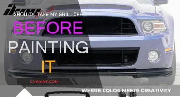 How to Paint Your Car: Grill On or Off?