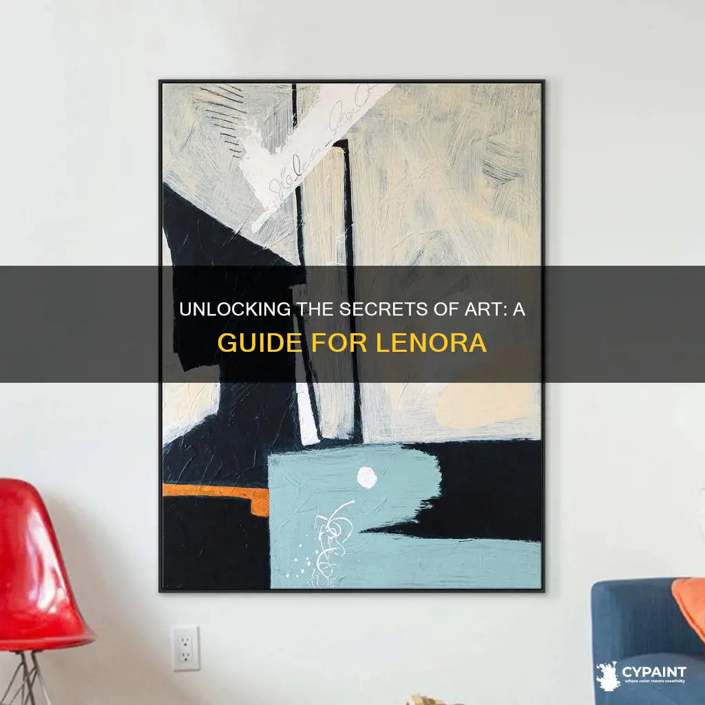 should i tell lenora how to solve the painting