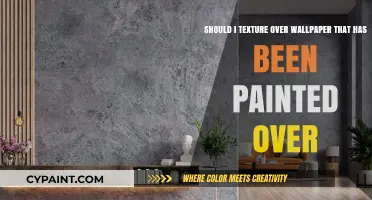 Reviving Walls: Texturing Over Painted Wallpaper - A DIY Guide