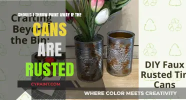 Reviving Creativity: The Safe Way to Handle Rusted Paint Cans
