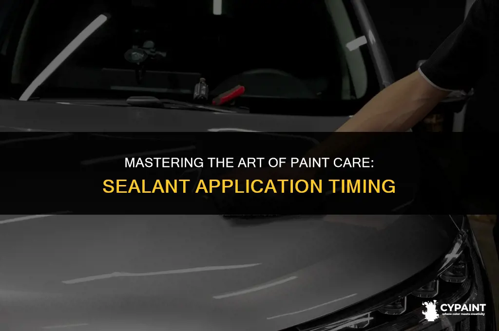 should i wait 24 hours after painting to apply sealant