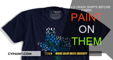 How to Prepare Shirts for Fabric Paint