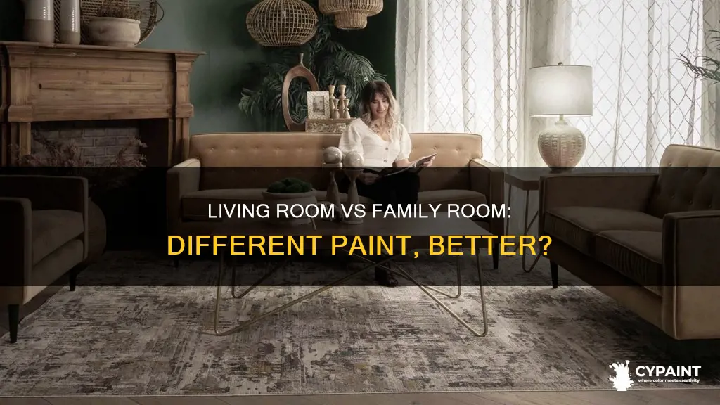 should living room and family room paint be different