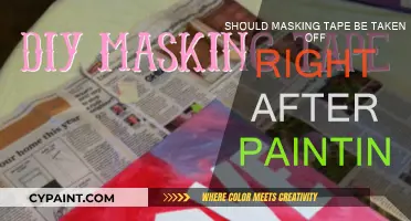 The Right Time to Remove Masking Tape After Painting