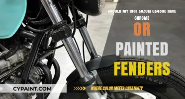 Chrome or Painted Fenders: A 1981 Suzuki GS450E Dilemma