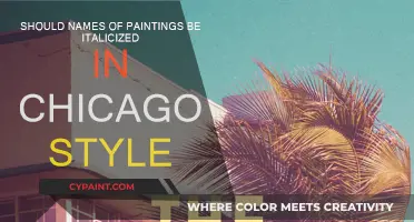 How Chicago Style Treats Painting Titles: A Guide