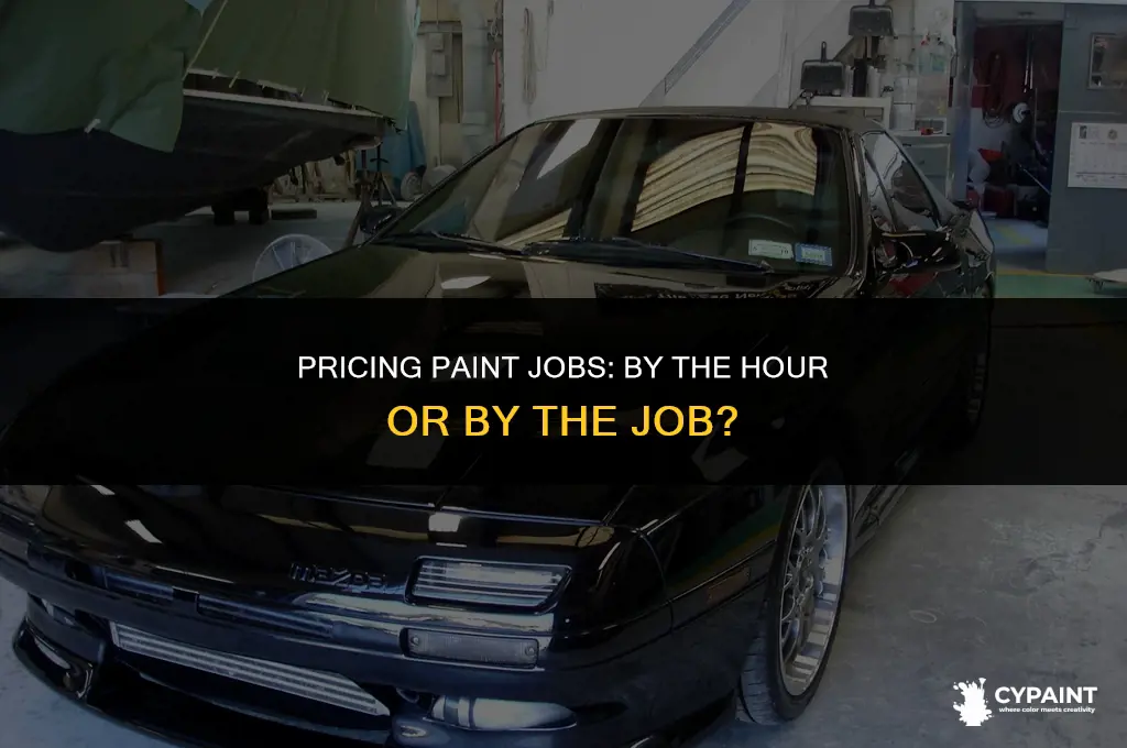 should paint job be priced by hour or by job