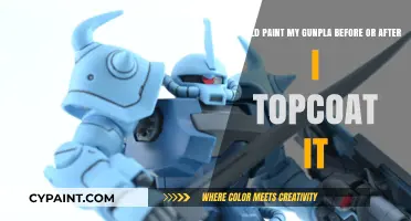 Gunpla Finishing Dilemma: Paint Before or After Topcoat?