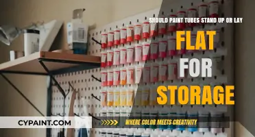 Optimal Storage: To Stand or Lay Paint Tubes?